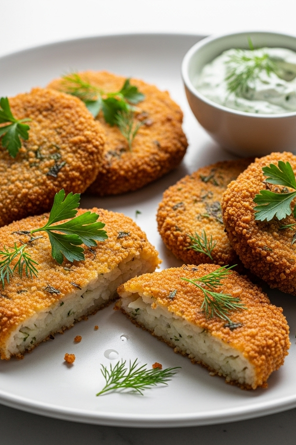 Airfryer Kohlrabi Schnitzel Kräuter image 2