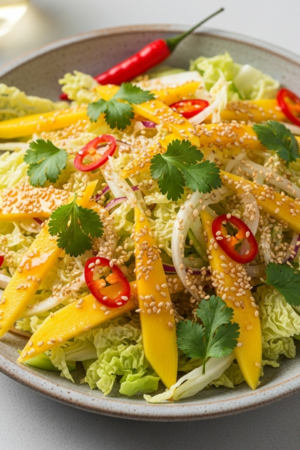 Asiatischer Spitzkohl-Mango-Salat image 2