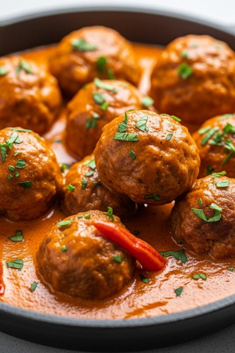 Hackbällchen in cremiger Paprikasoße – Herzhaft, würzig und unwiderstehlich! image 2