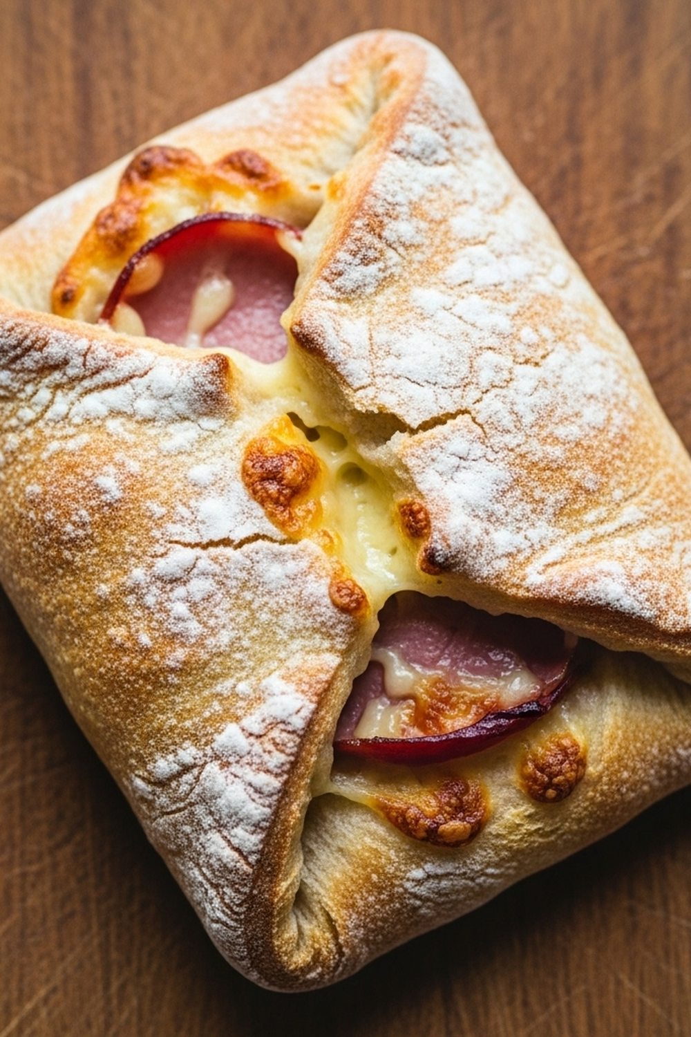 Handbrot mit Truthahn-Schinken und Käse image 2