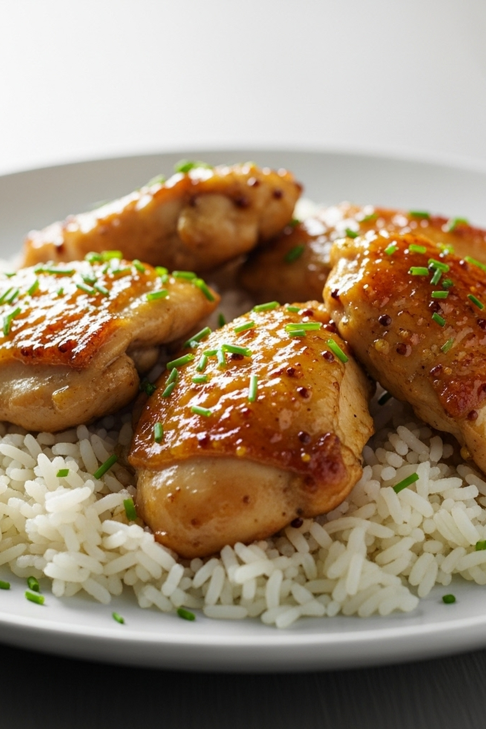 Honig Senf Hähnchen mit Reis image 2