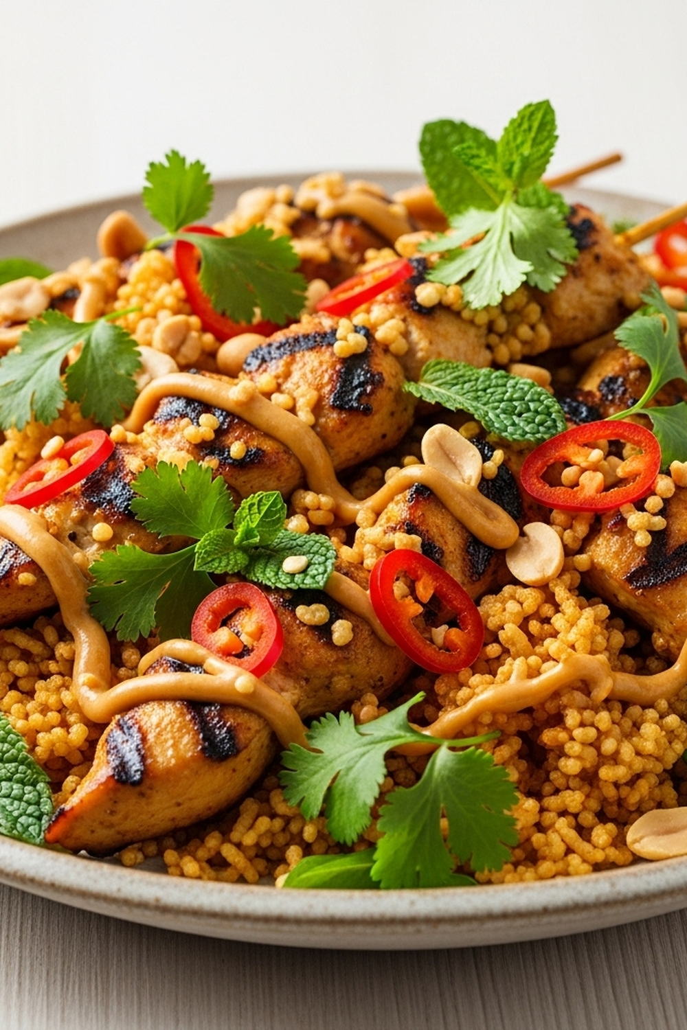 Knuspriger Satay-Reis-Salat image 2