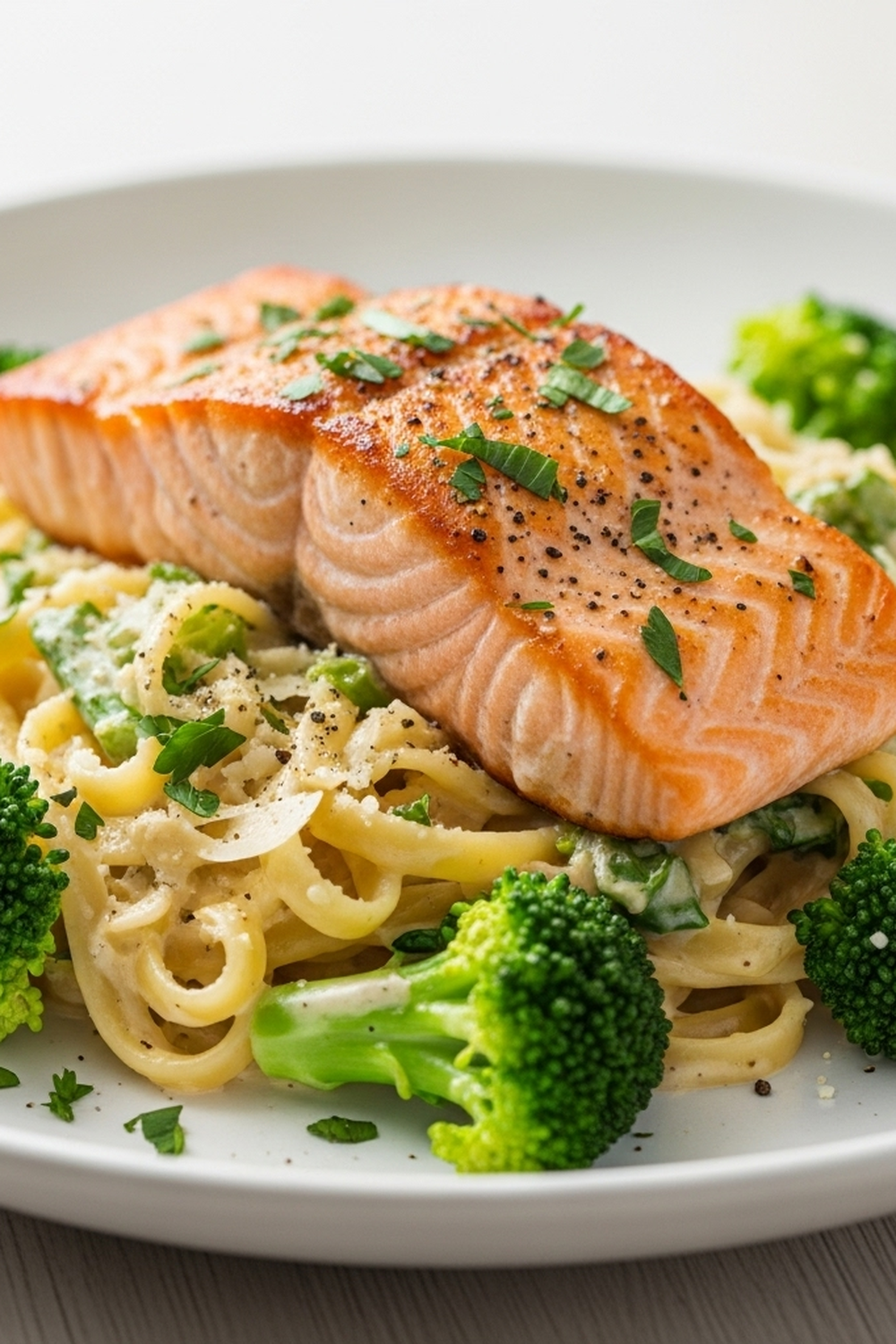 Lachs mit Brokkoli Alfredo image 2