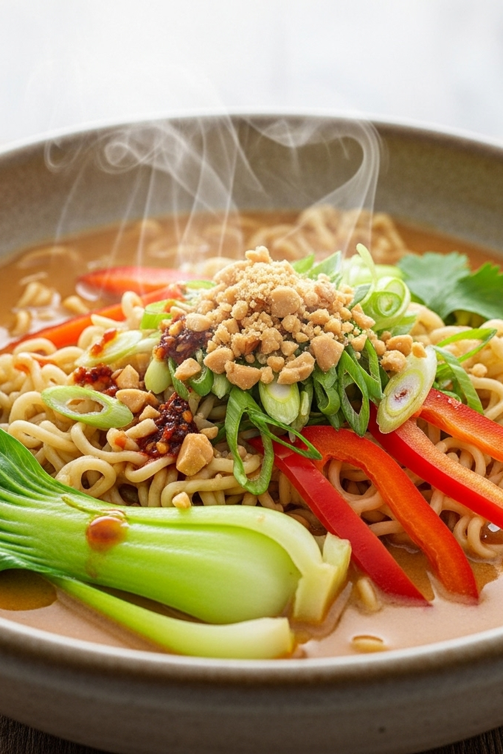 One Pot Erdnuss-Ramen Suppe image 2