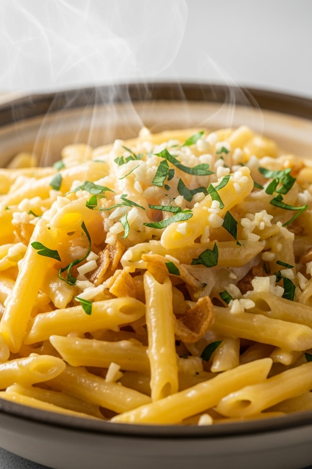 One Pot Knoblauch Käse Pasta image 2