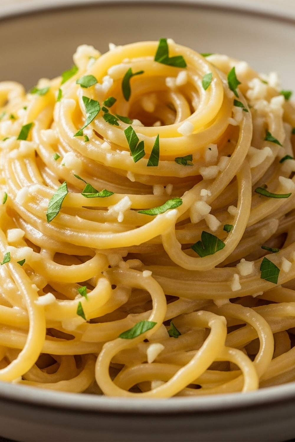 One Pot Knoblauch Käse Pasta image 2