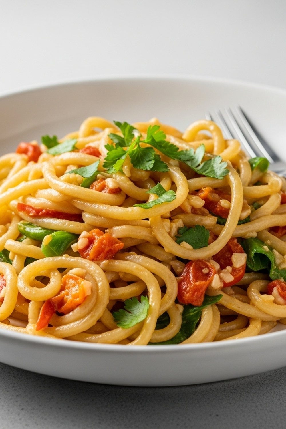 Udon-Nudeln mit Erdnusssauce – Einfaches, schnelles und asiatisches Gericht image 2