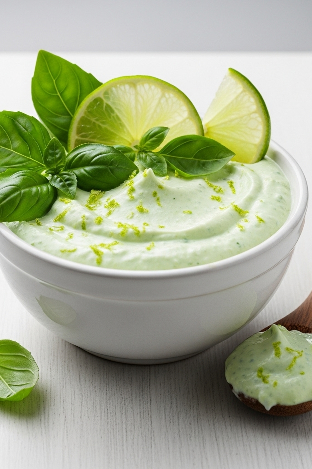 Basilikum Limette Creme Fraiche Dip image 2