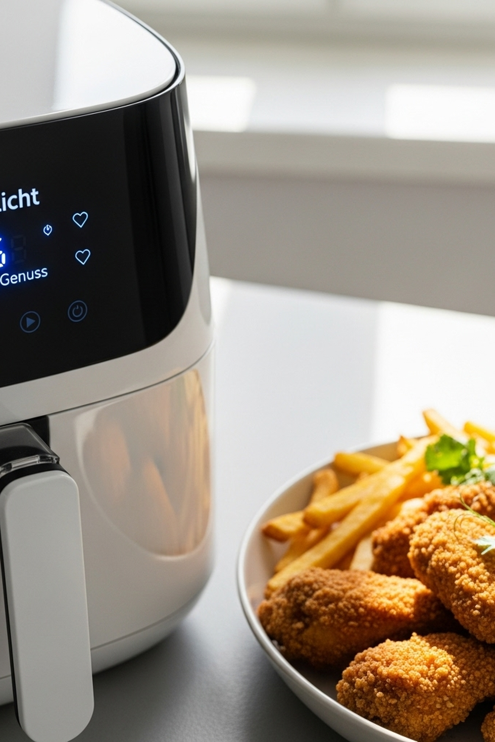 Blaues Licht auf der Heißluftfritteuse: 35 Minuten Genuss image 2