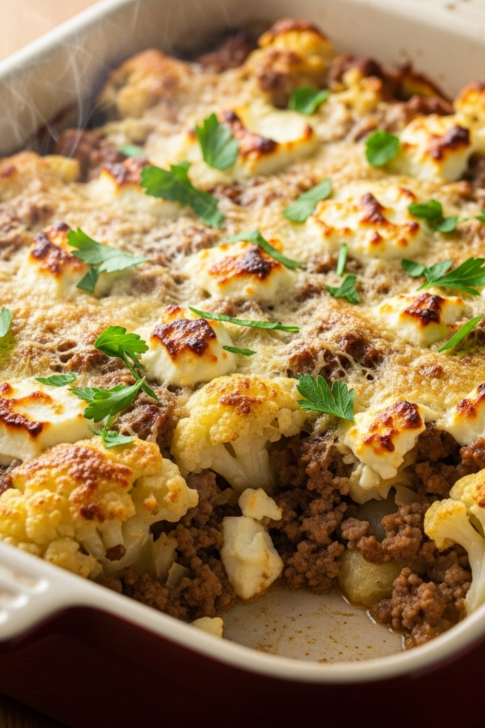 Blumenkohl-Hack-Auflauf mit Feta image 2