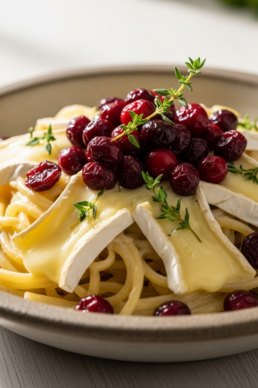 Brie-Pasta mit Preiselbeeren image 2