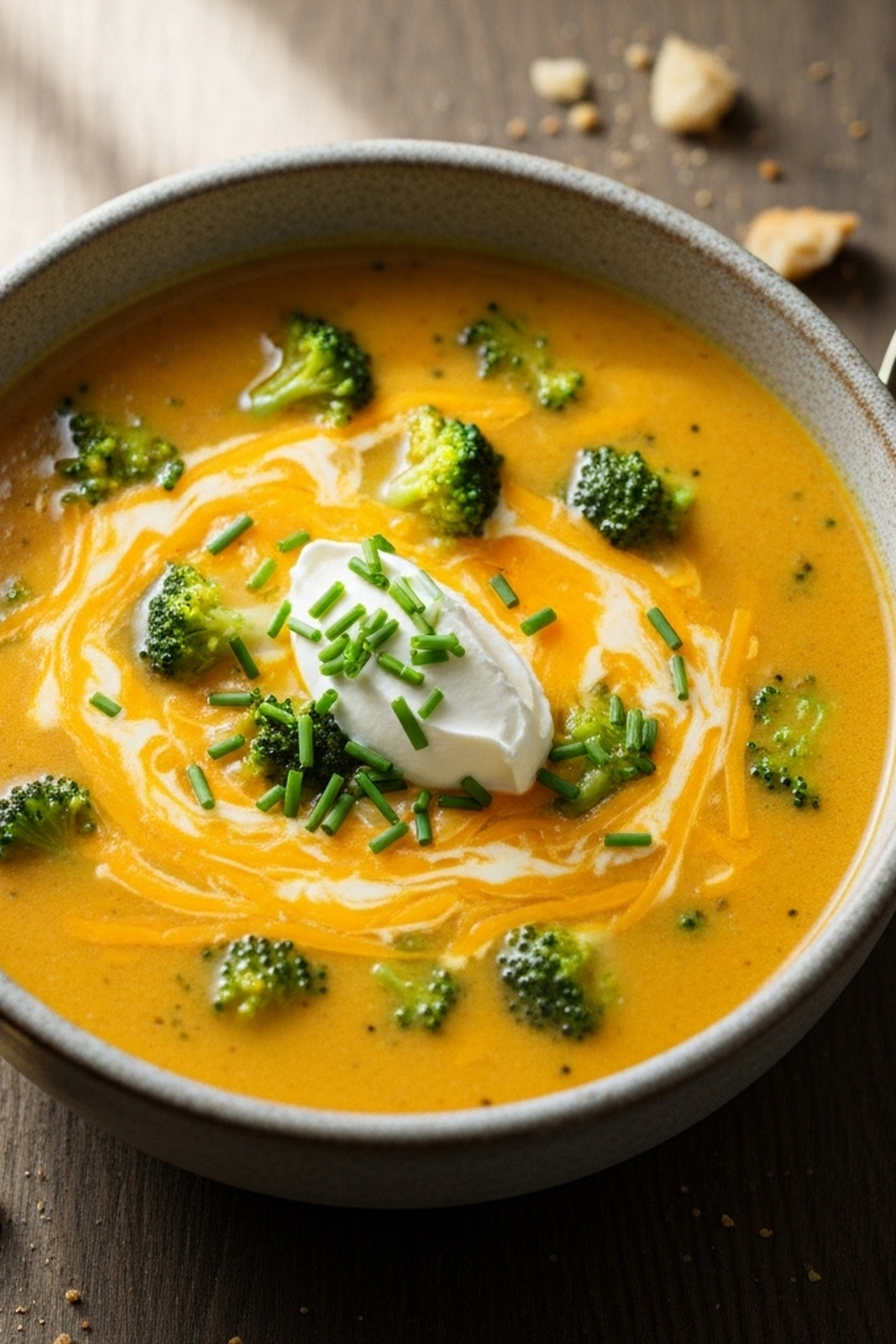 Brokkoli-Cheddar-Suppe Cremige image 2