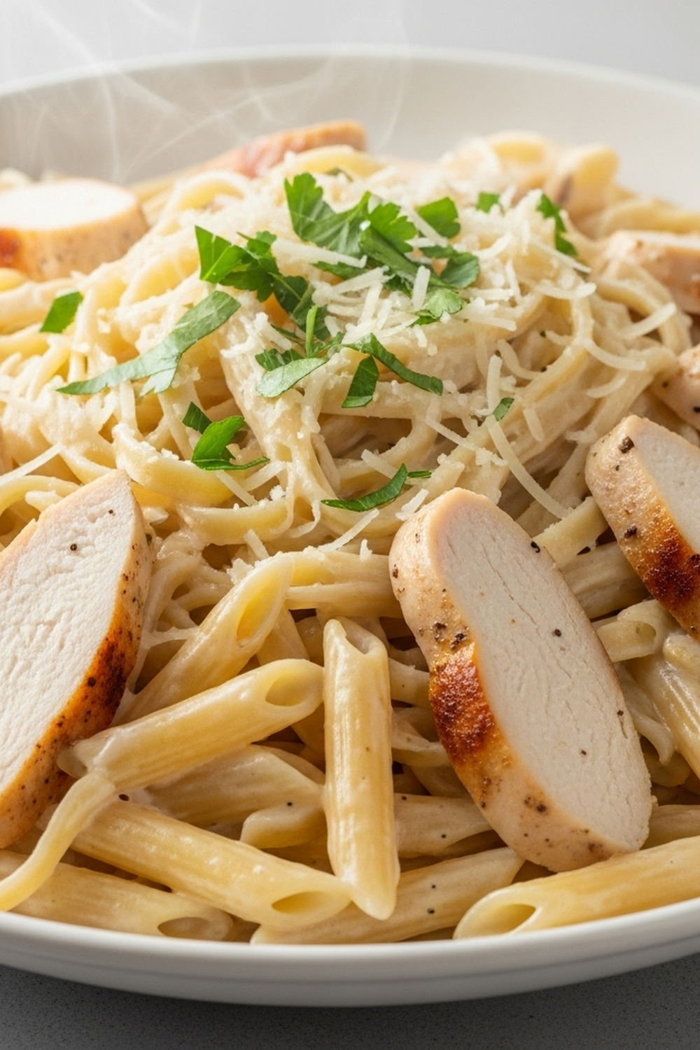 Cremige Hähnchen-Alfredo-Nudeln image 2