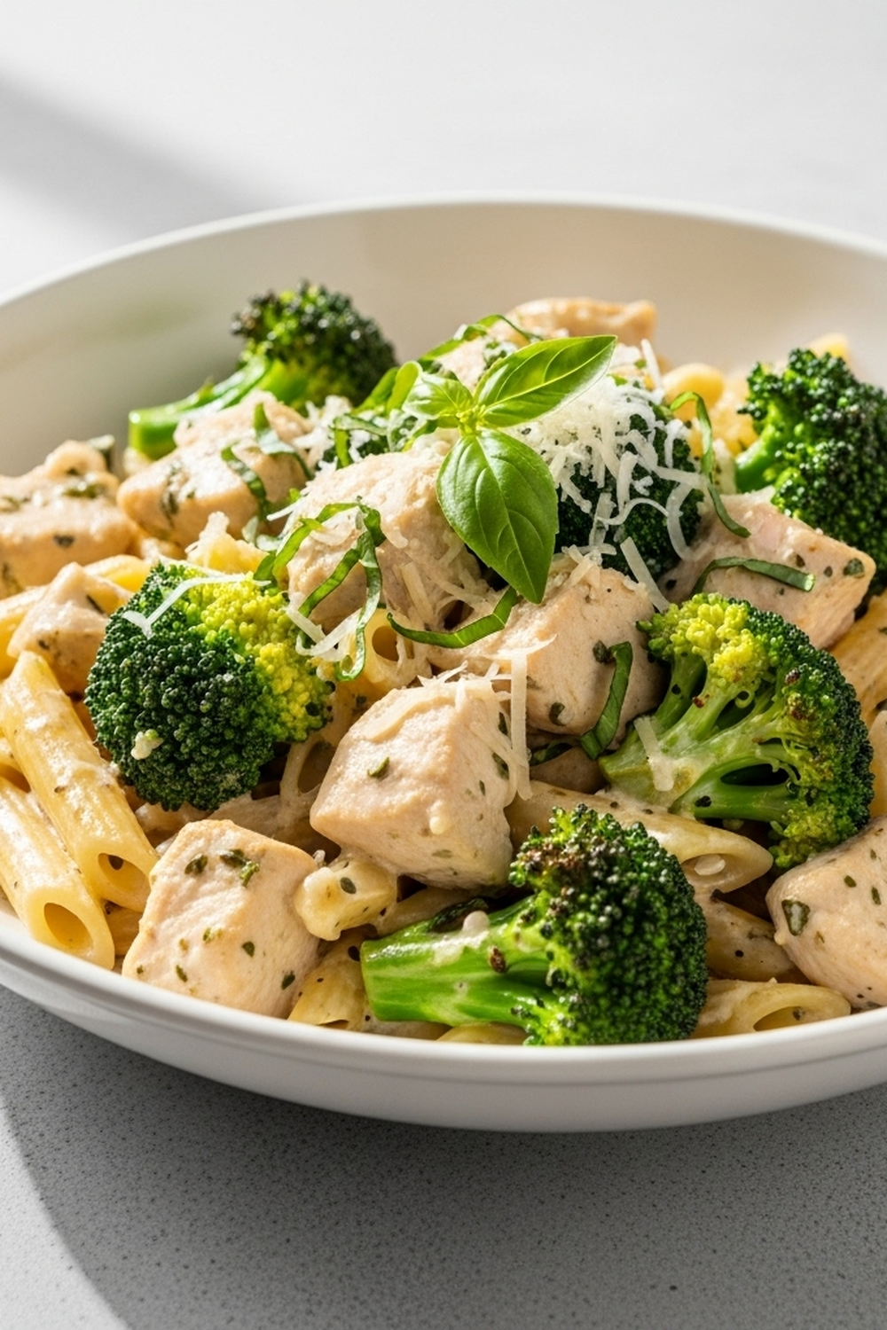 Cremige Hähnchen Brokkoli Pasta image 2