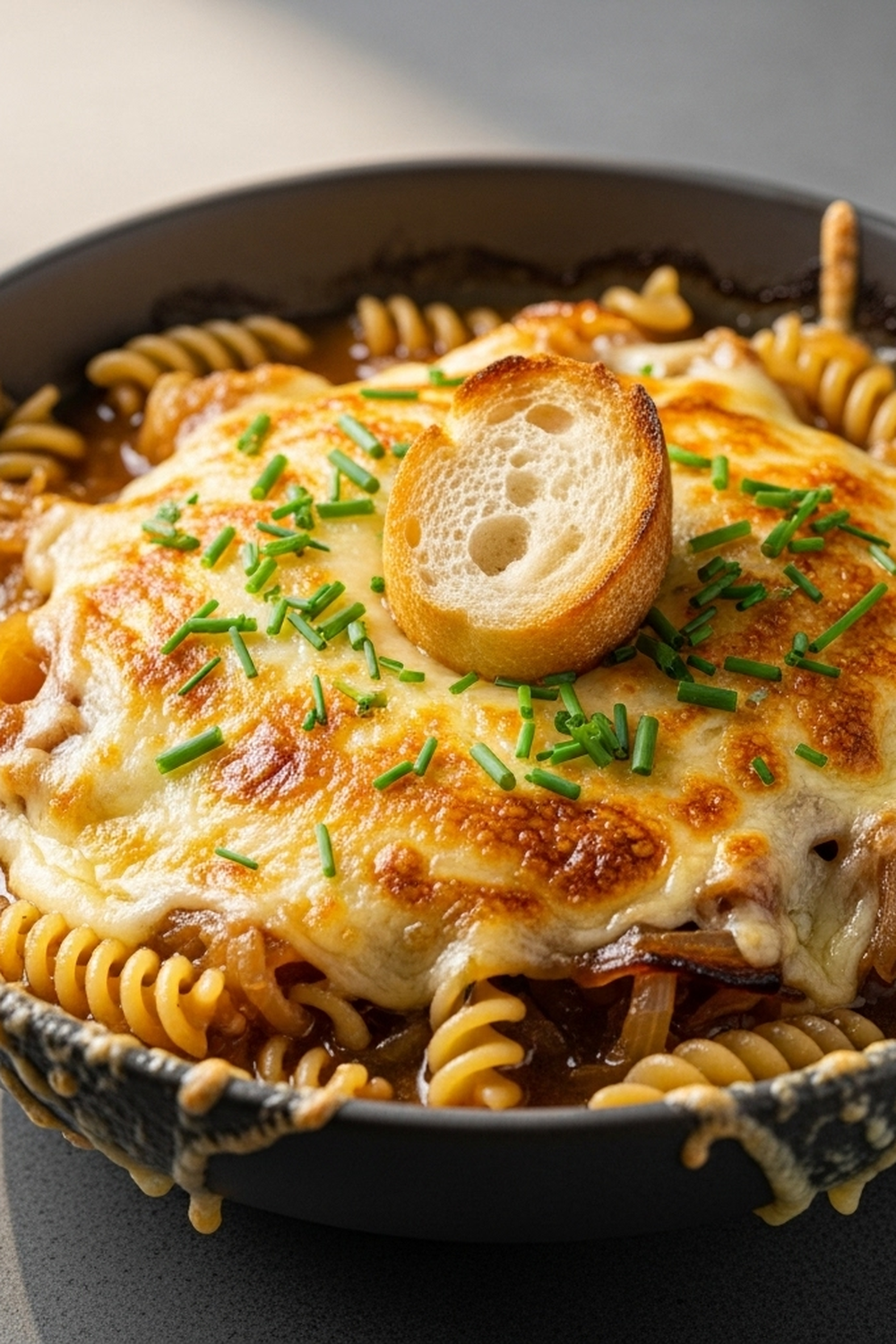 Französische Zwiebelsuppen-Pasta image 2