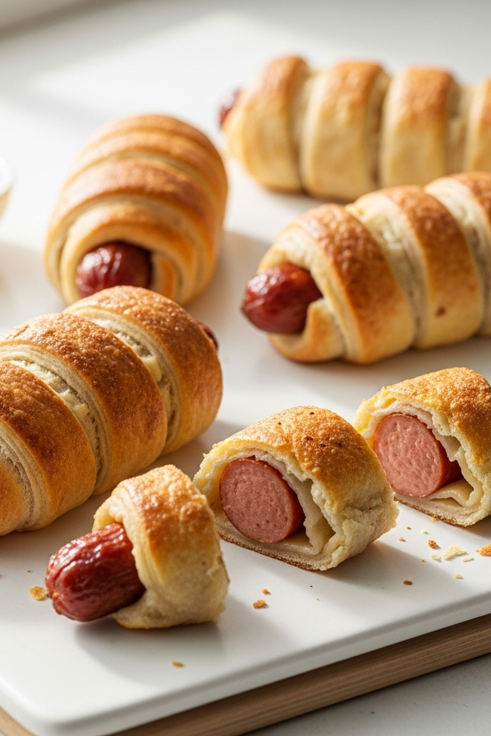 Gebackene Hot Dogs in Tortilla-Teig image 2