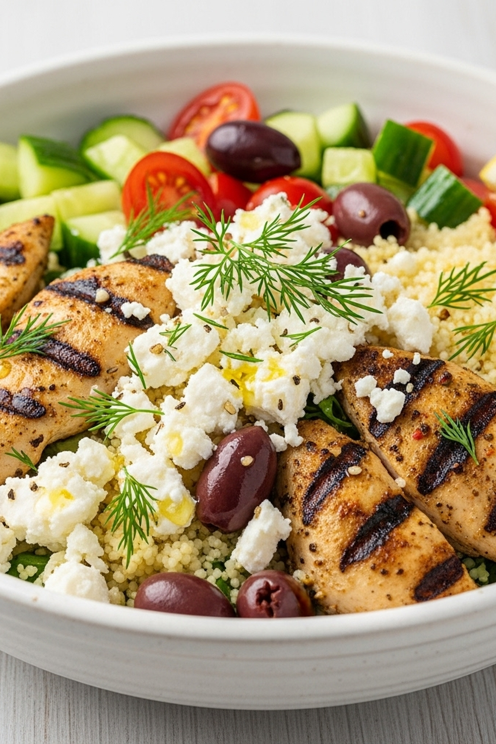 Griechische Hähnchen-Bowl mit Feta & Couscous image 2