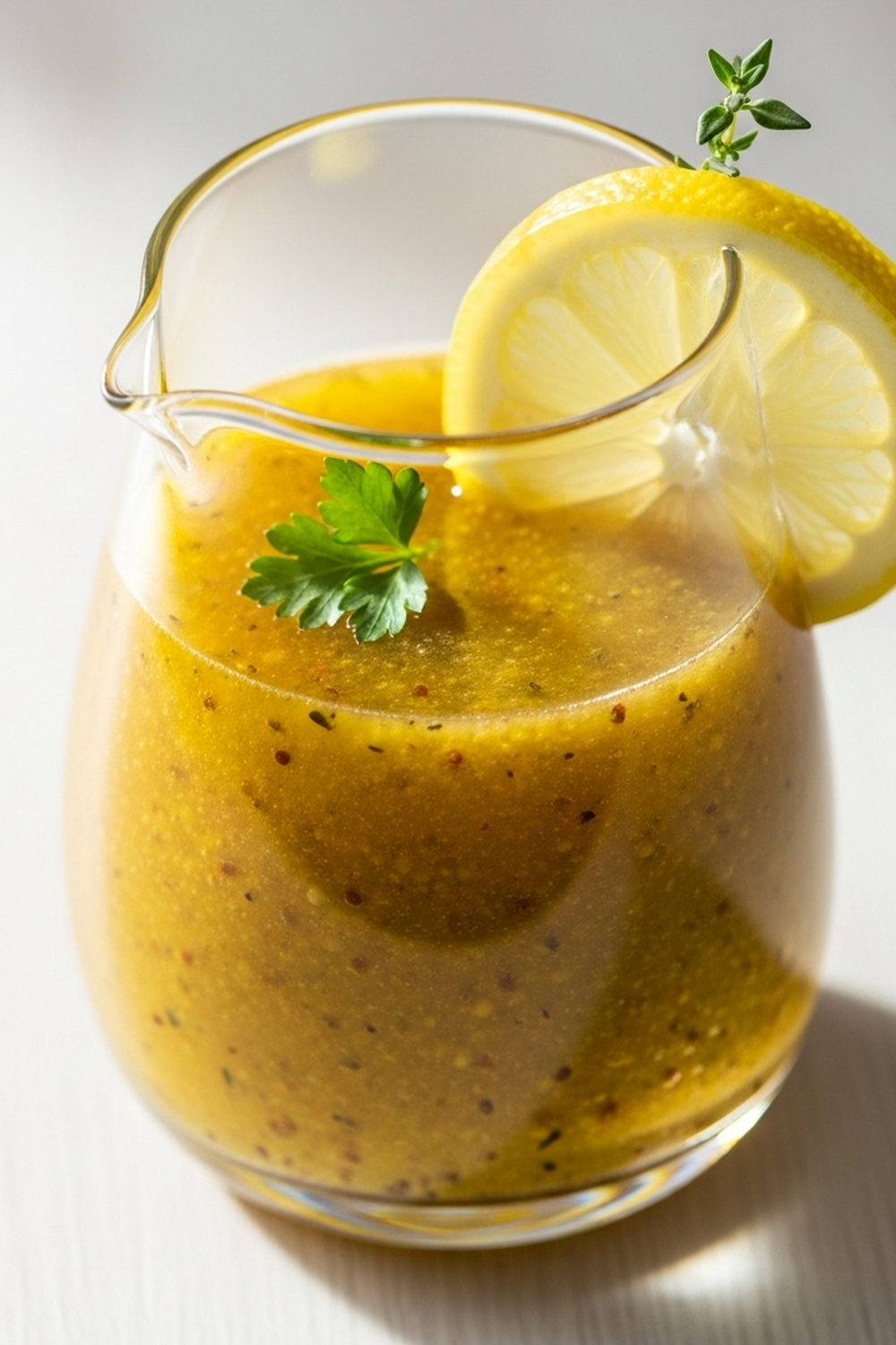 Honig-Senf-Zitronen-Vinaigrette für Salate image 2