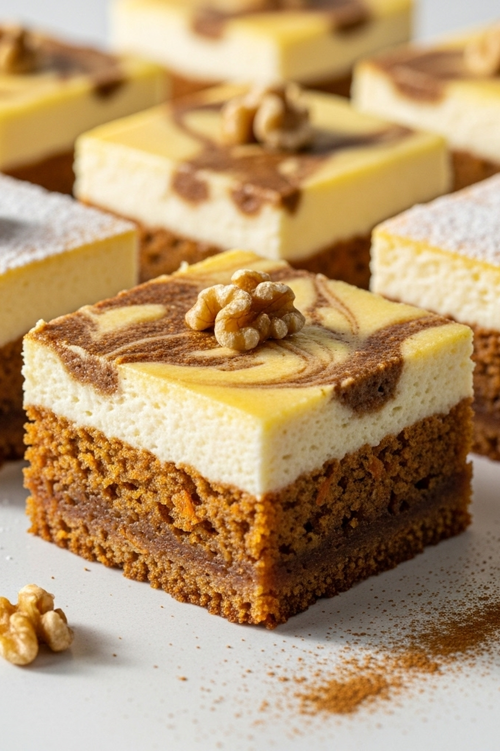 Karottenkuchen-Käsekuchenriegel image 2