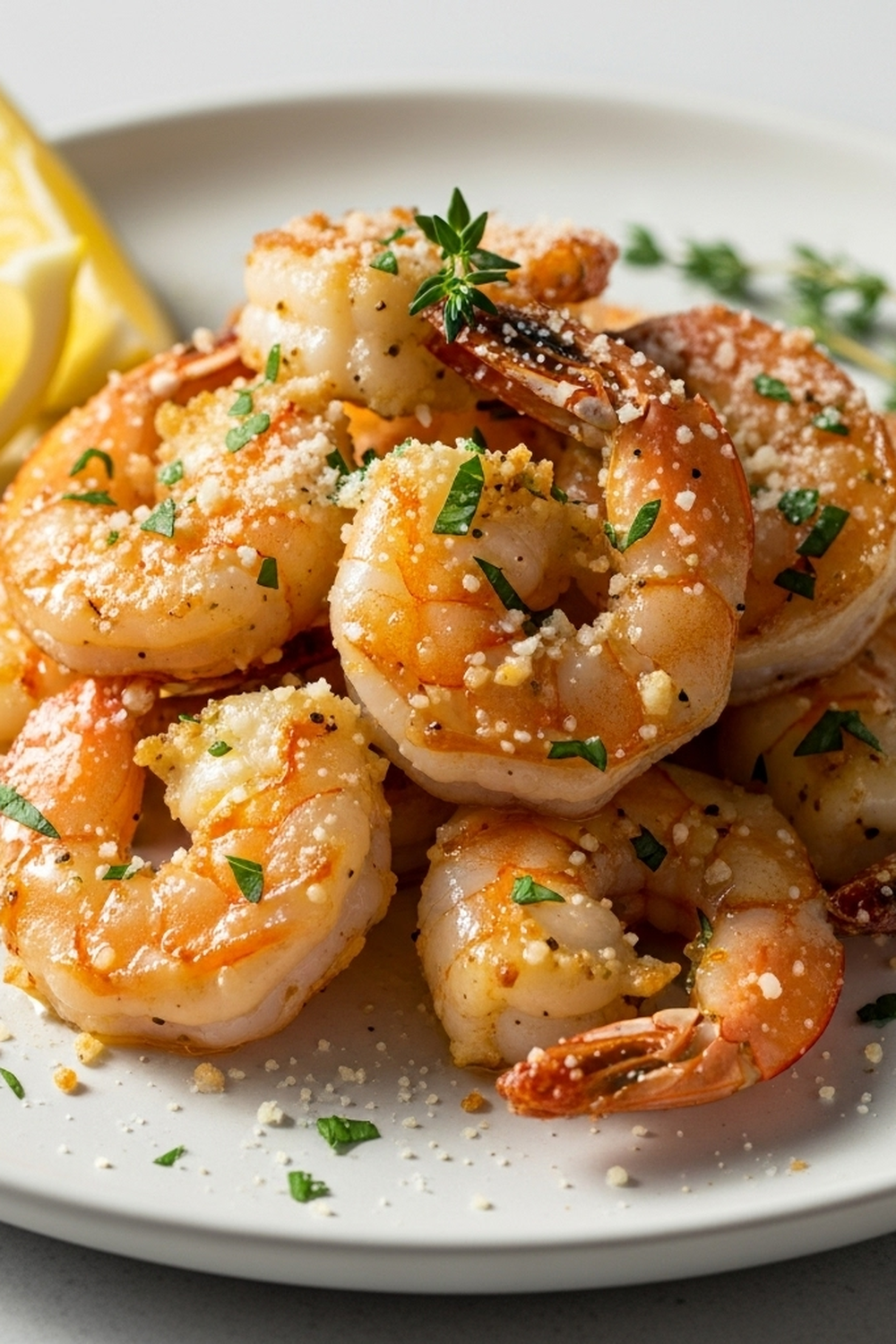 Knoblauch Parmesan Garnelen aus der Heißluftfritteuse image 2