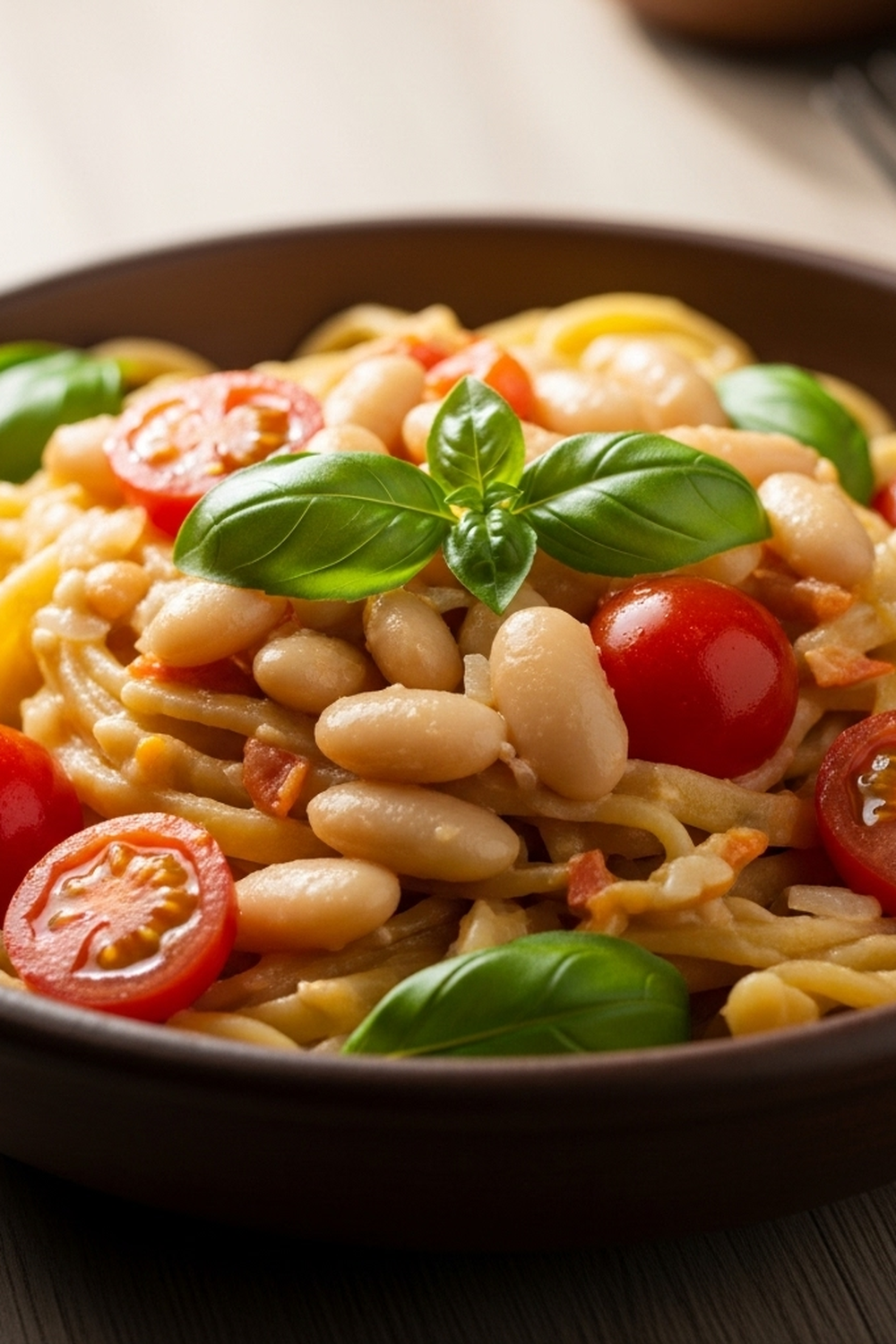 Leckere Pasta mit weißen Bohnen image 2