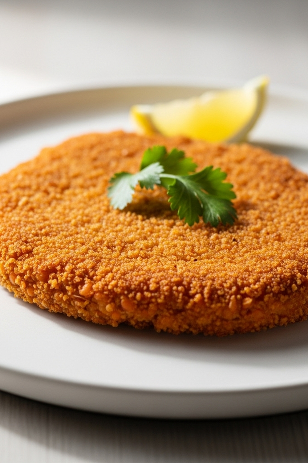 Linsenschnitzel aus roten Linsen (Veganes Schnitzel) image 2
