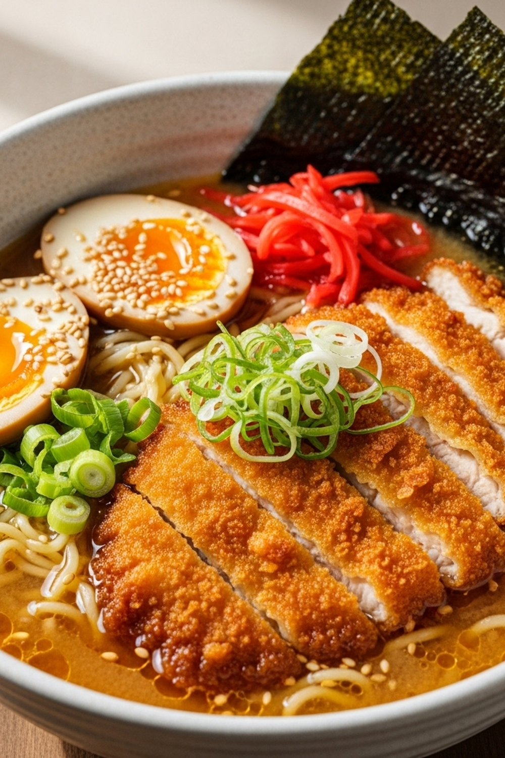 Miso Ramen with Crispy Chicken Katsu image 2