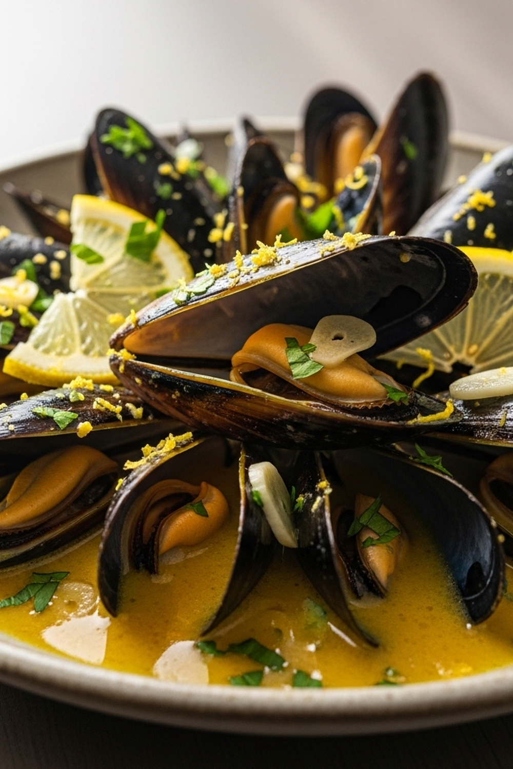 Muscheln in Knoblauch-Zitronen-Sahnesoße image 2