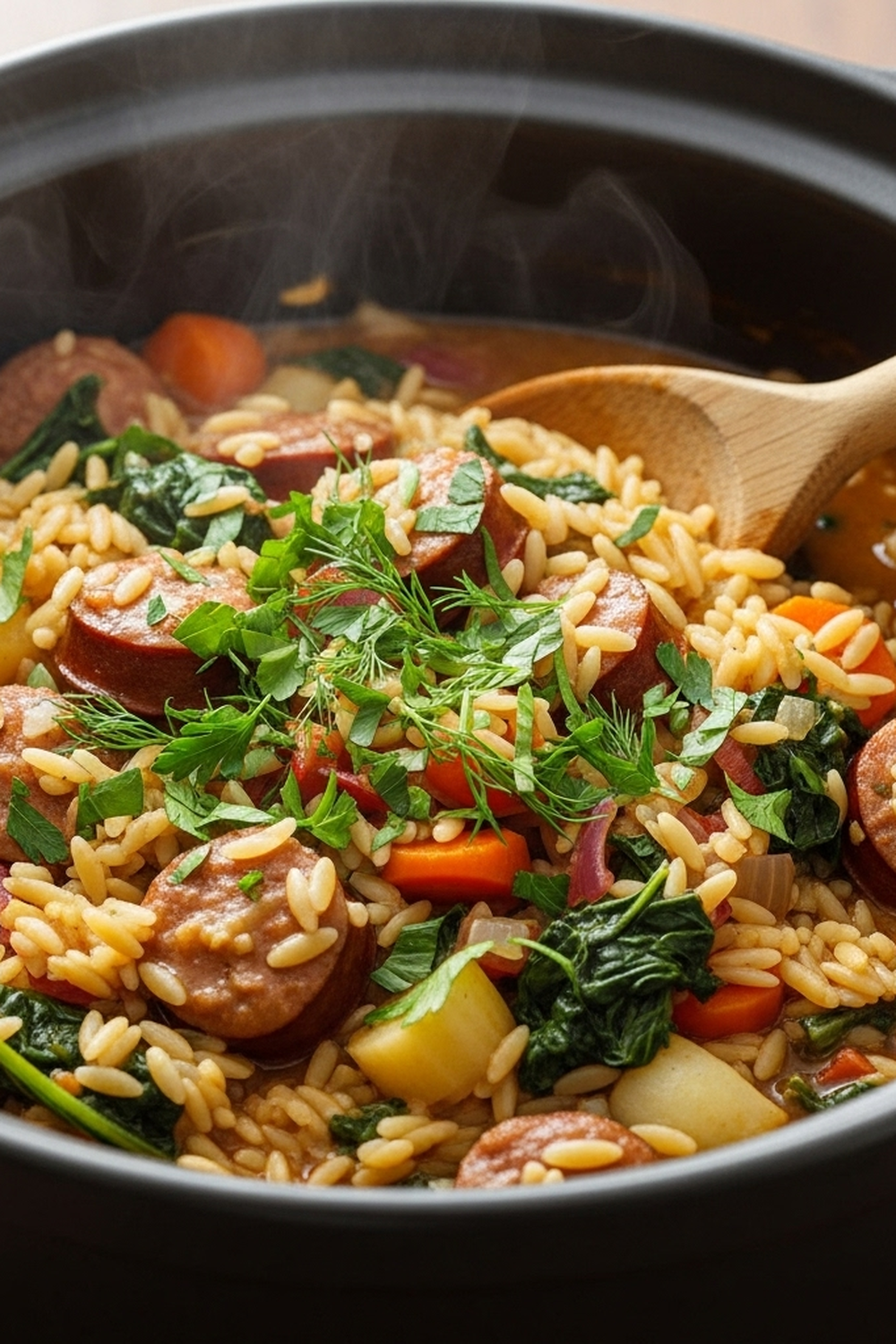 One Pot Orzo-Wikinger-Topf – deftig & einfach image 2