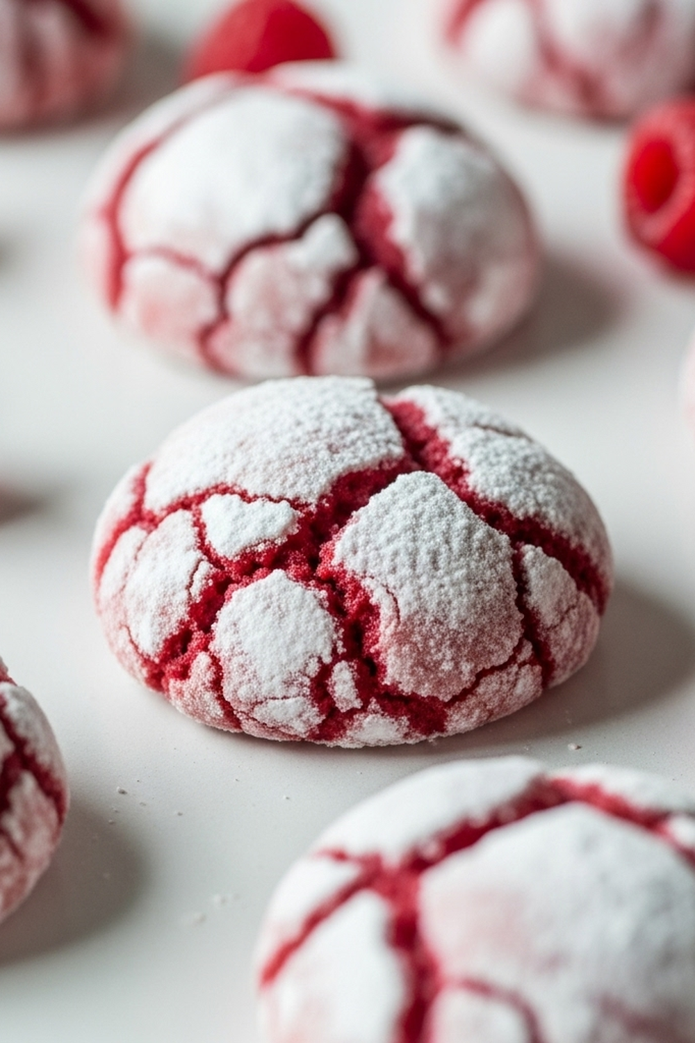 Perfekte Himbeer-Crinkle-Kekse image 2