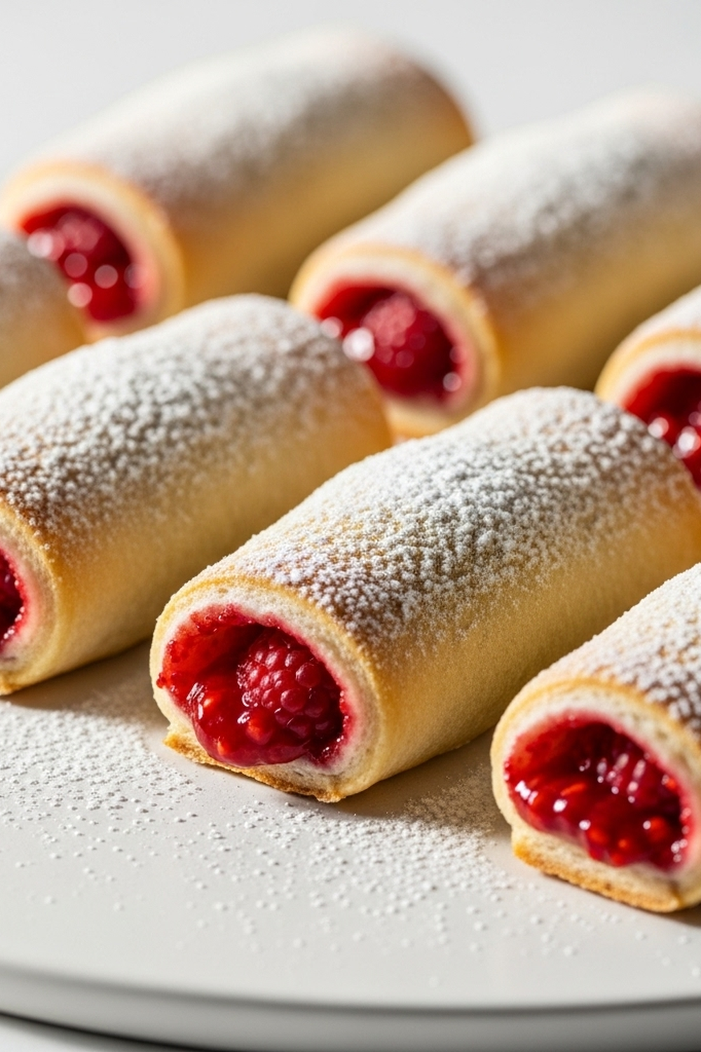 Perfekte Himbeer-Mürbteig-Röllchen image 2