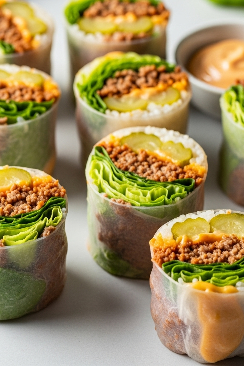 Reispapierrollen inspiriert vom Big Mac image 2