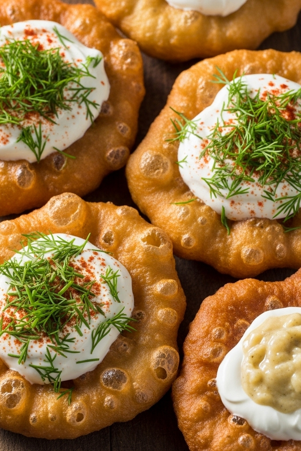 Schnelle Langos aus der Heißluftfritteuse image 2