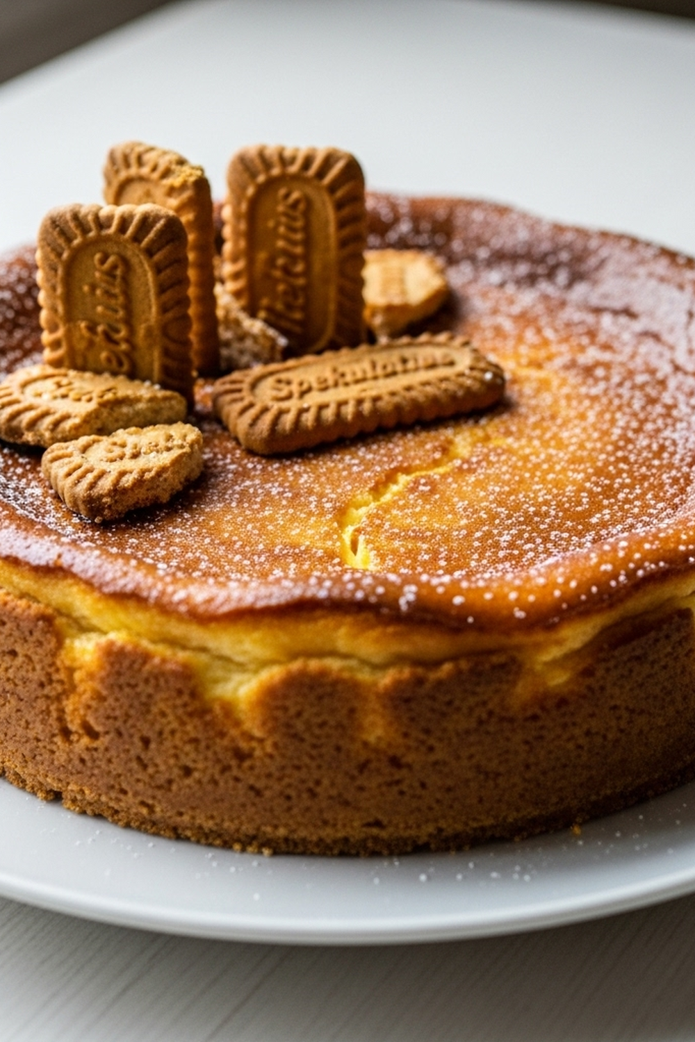 Spekulatius-Käsekuchen mit Keksboden image 2