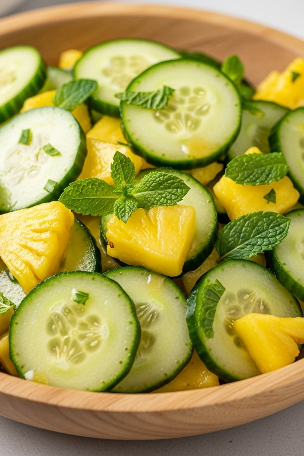 Tropischer Ananas-Gurke-Salat für erfrischende Genussmomente image 2