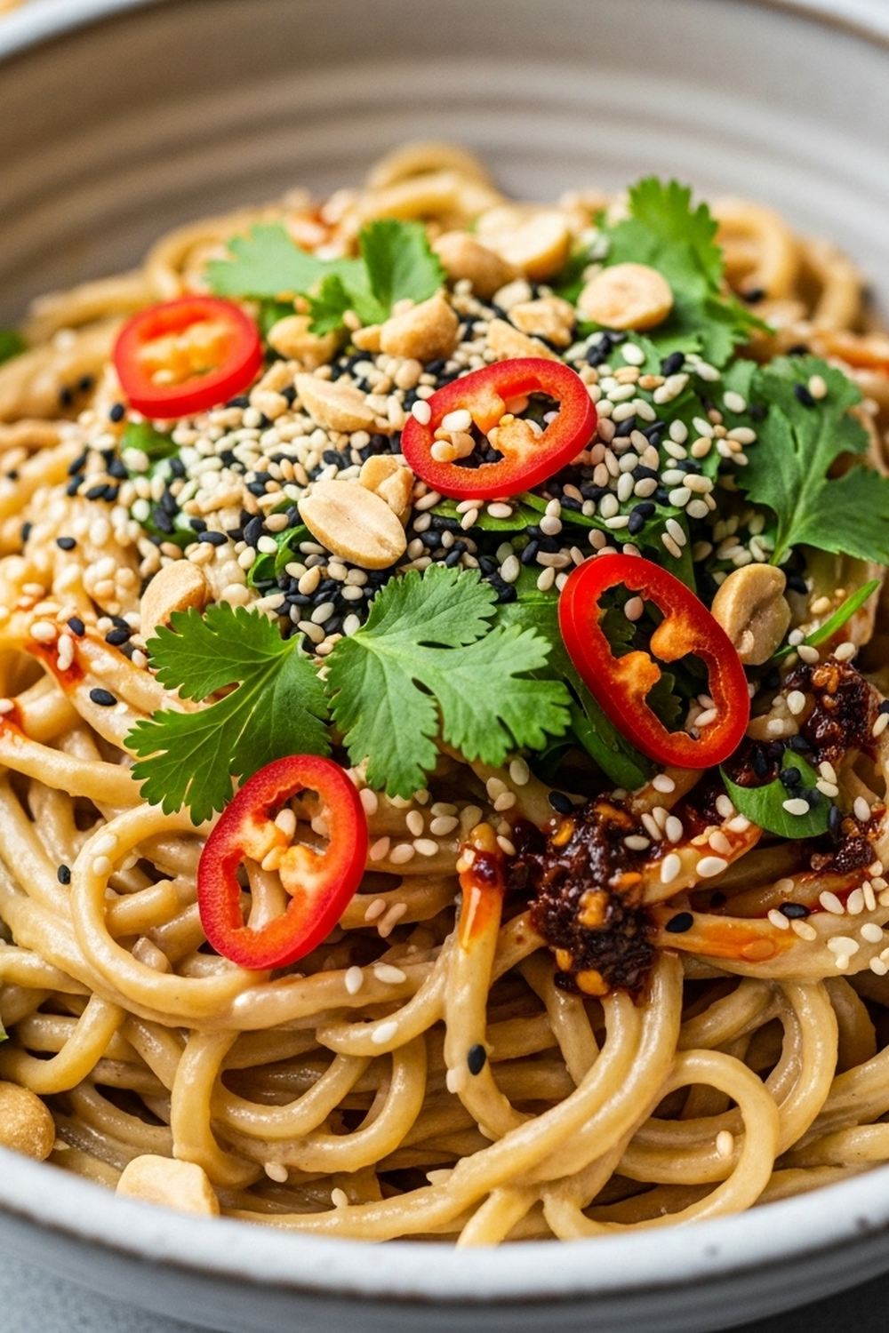 Vegane süß-scharfe Tahini-Nudeln image 2