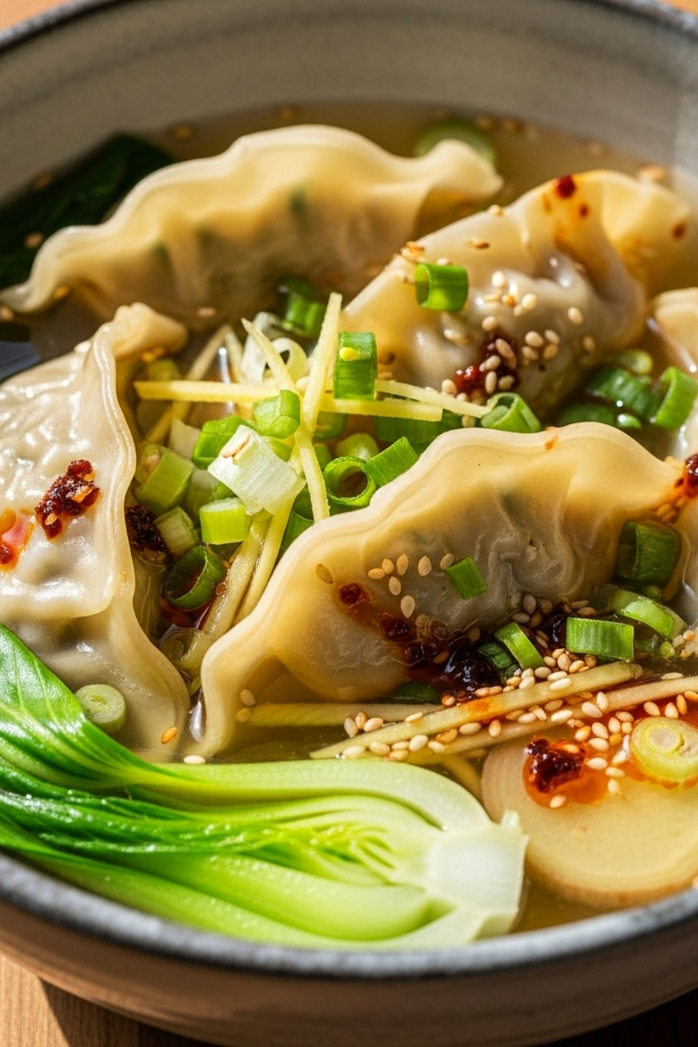 Wärmende Gyoza-Dumpling-Suppe für kalte Tage! image 2