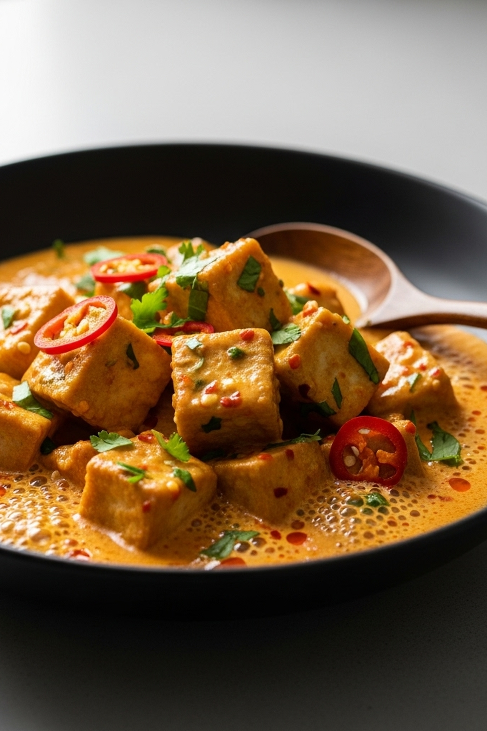 Würziger Tofu in cremiger Kokossoße image 2