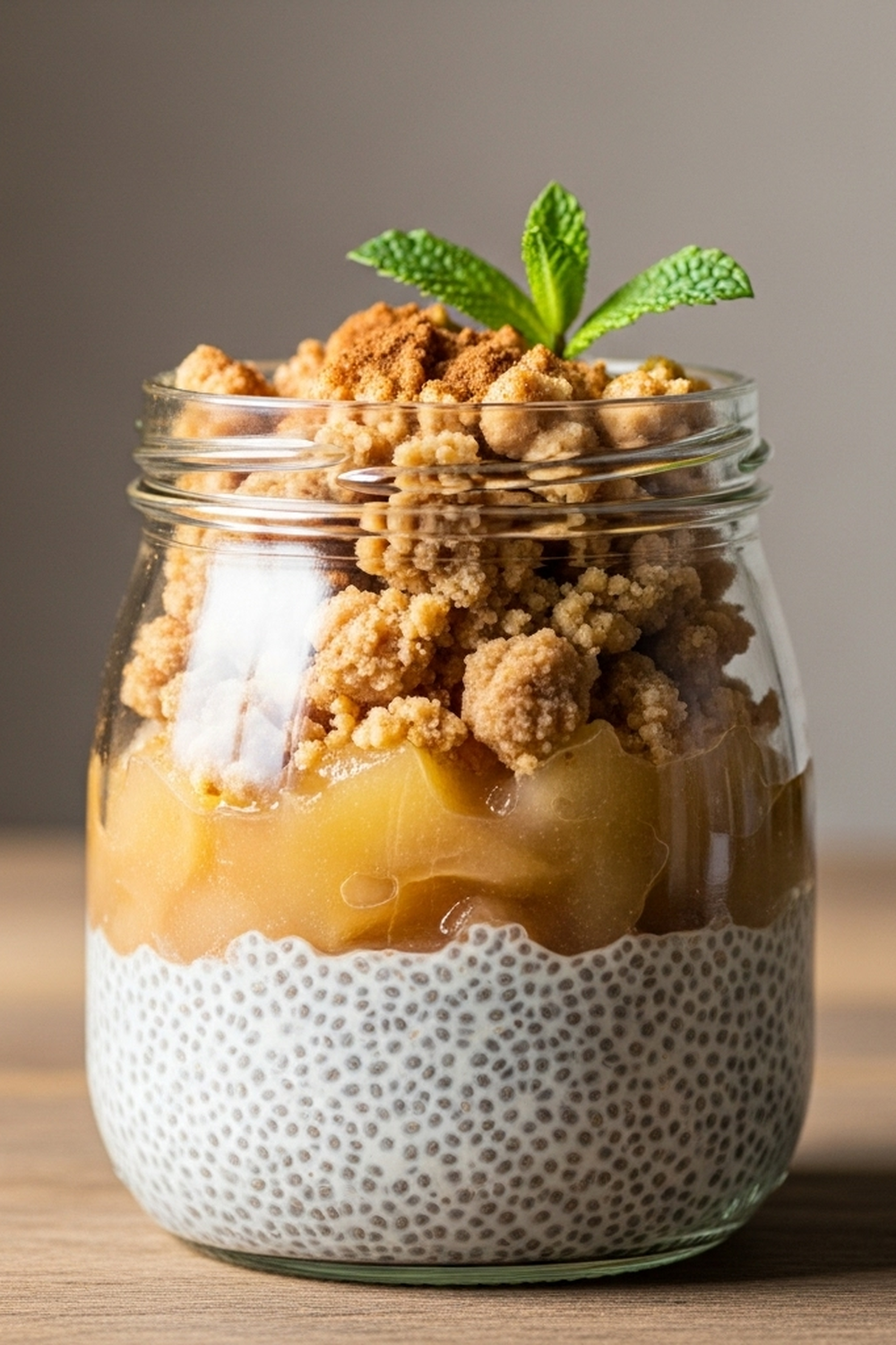 Apfel-Crumble-Chia-Pudding image 2