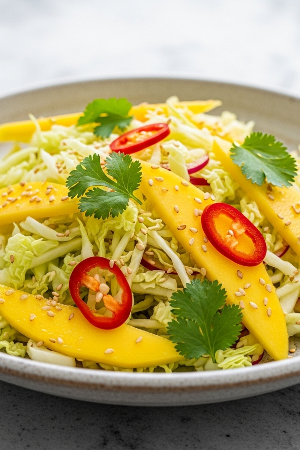 Asiatischer Spitzkohl-Mango-Salat image 2
