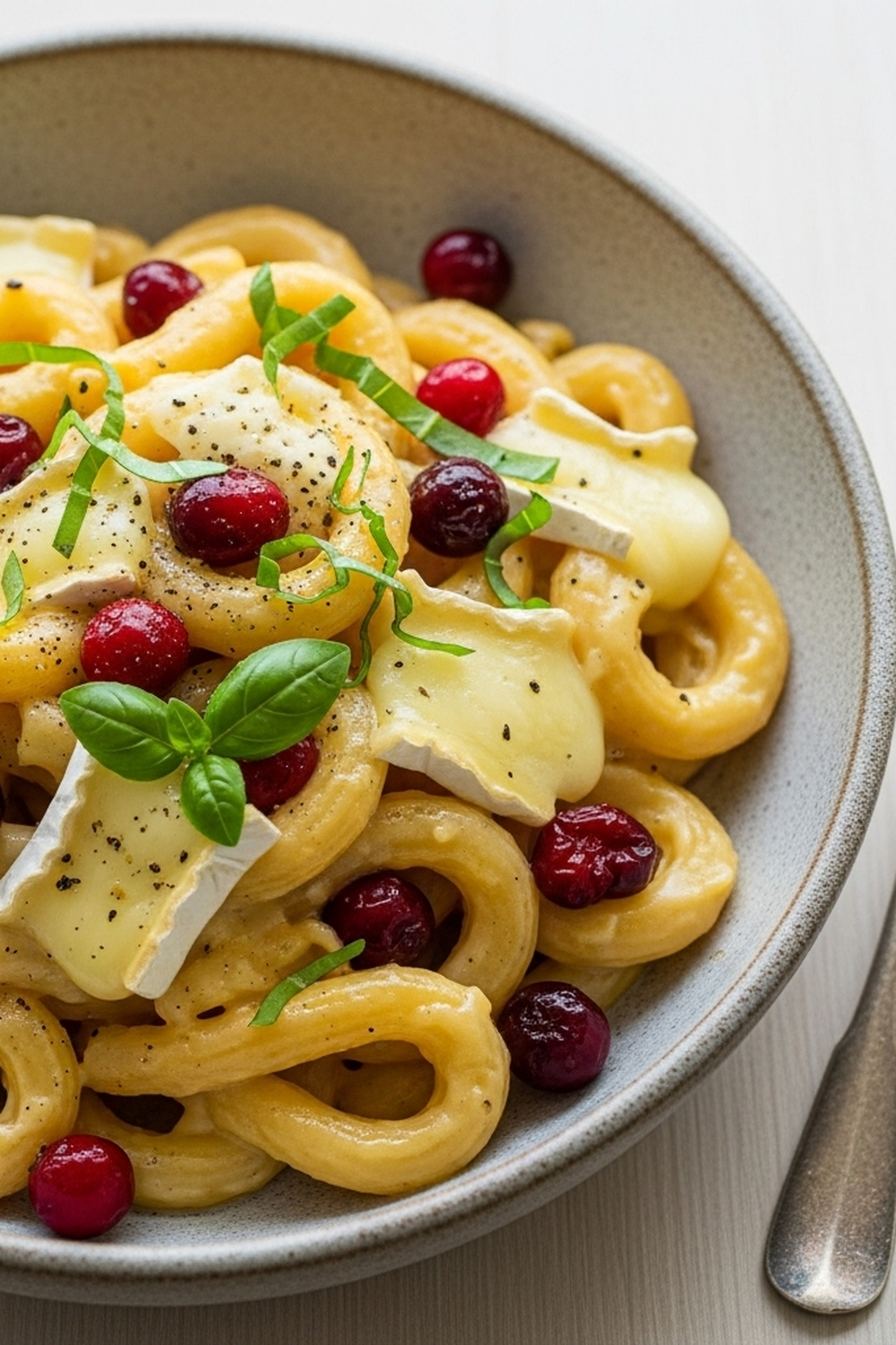 Brie-Pasta mit Preiselnon-alcoholic beeren image 2