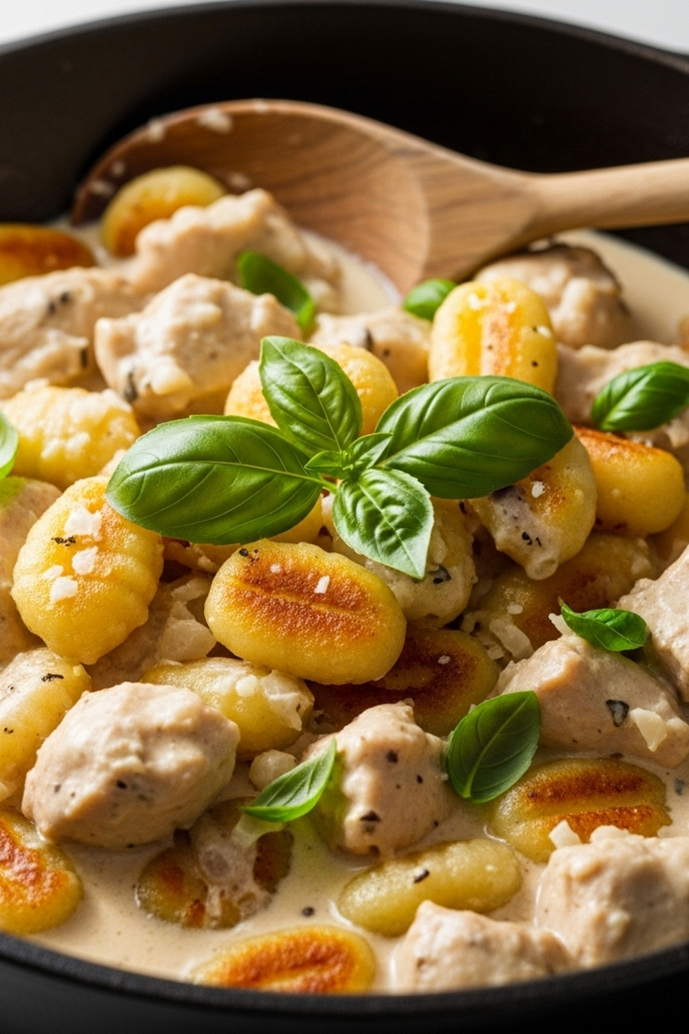 Cremige Gnocchi-Pfanne mit Hähnchen image 2