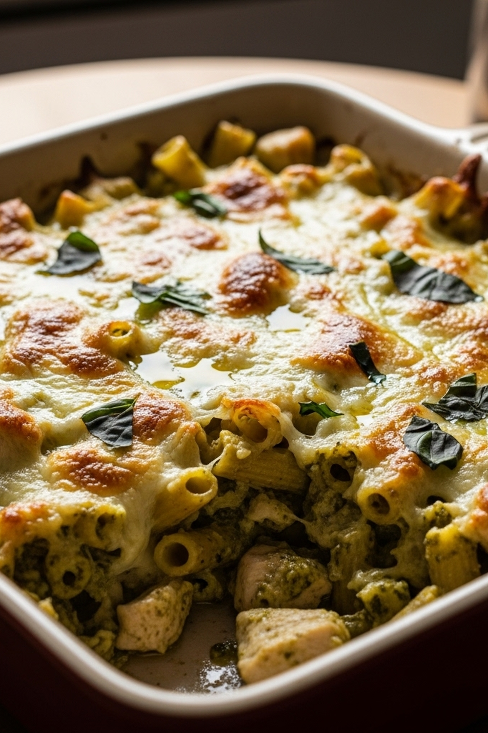 Cremiger Pesto-Hähnchenauflauf image 2