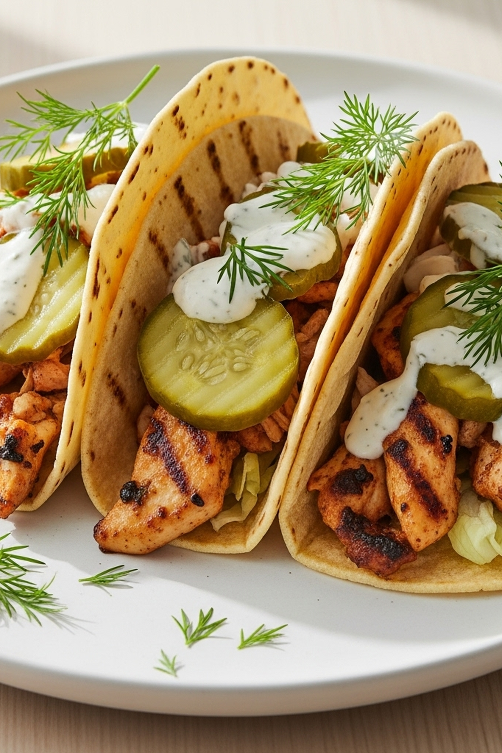 Dill Pickle Ranch Smash Chicken Tacos image 2