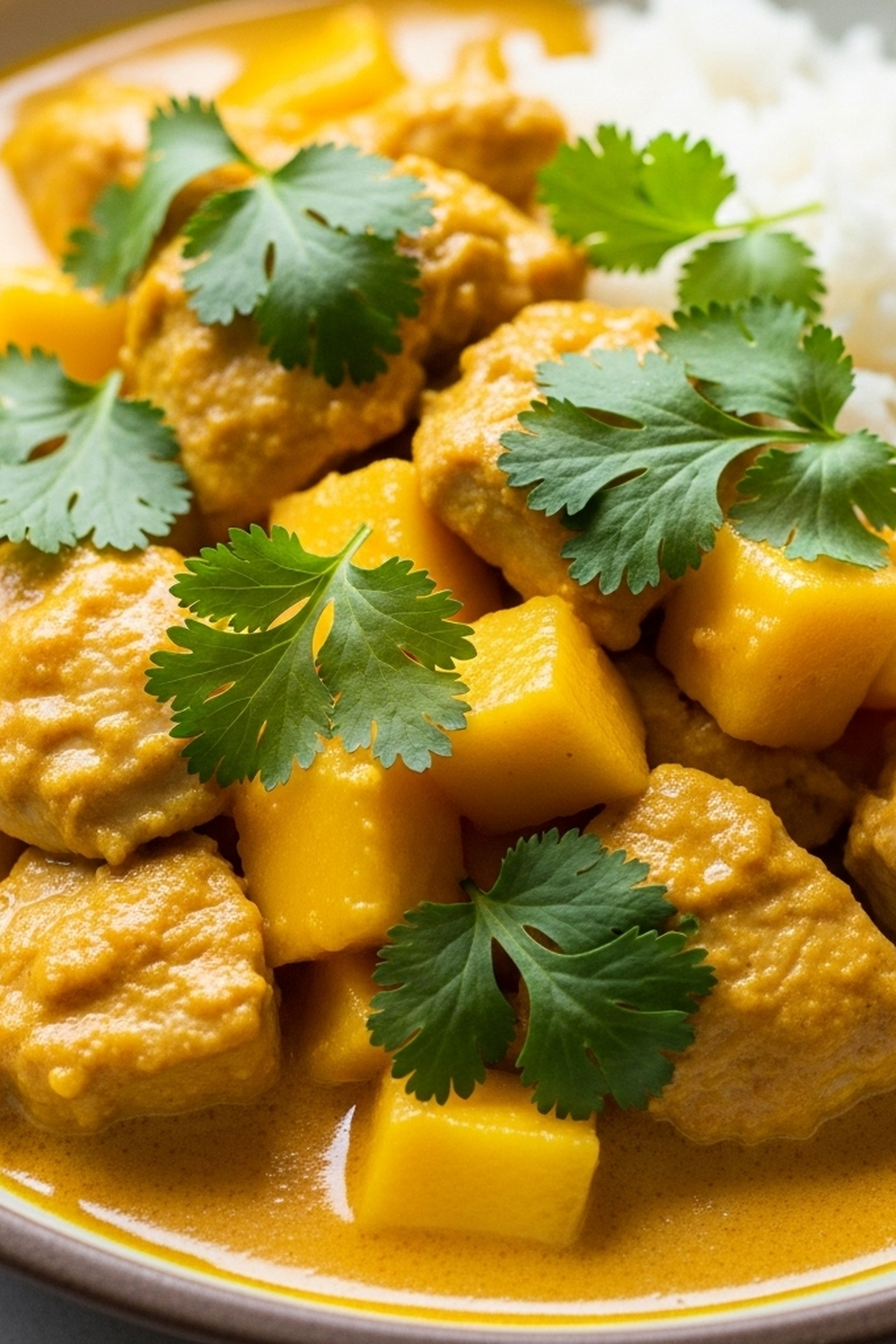 Einfaches Mango-Hühnchen-Curry image 2