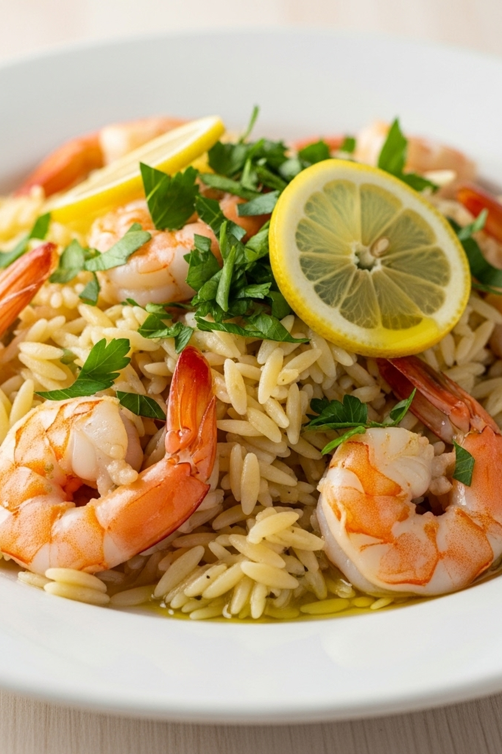 Garnelen-Orzo in Zitronen-Knoblauch-Sauce image 2