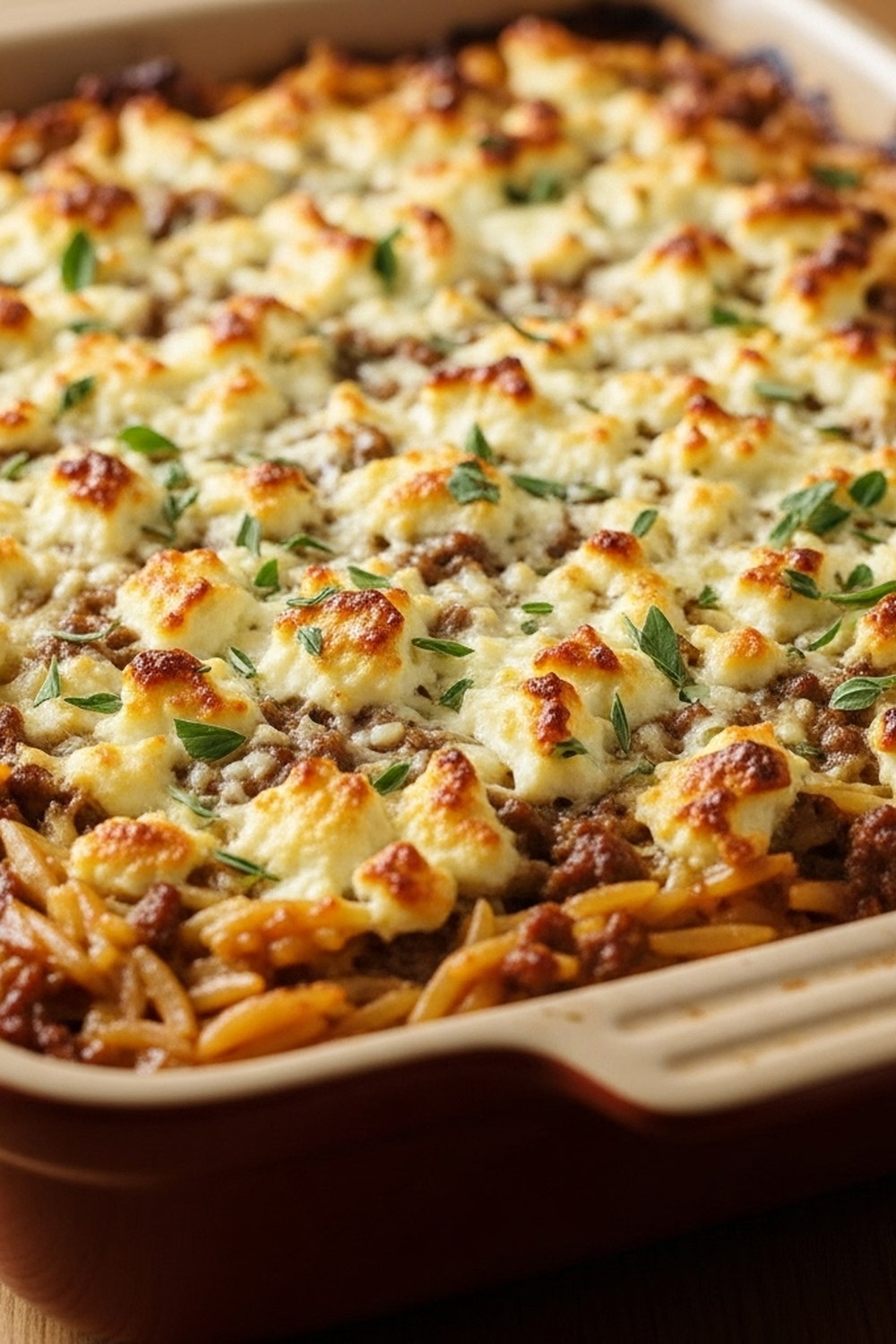 Griechischer Hackauflauf mit Kritharaki und Feta image 2