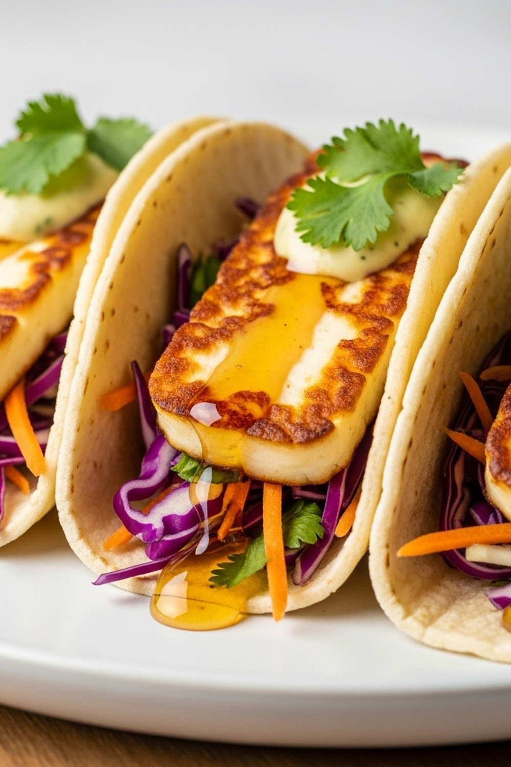 Hot Honey Halloumi Tacos image 2