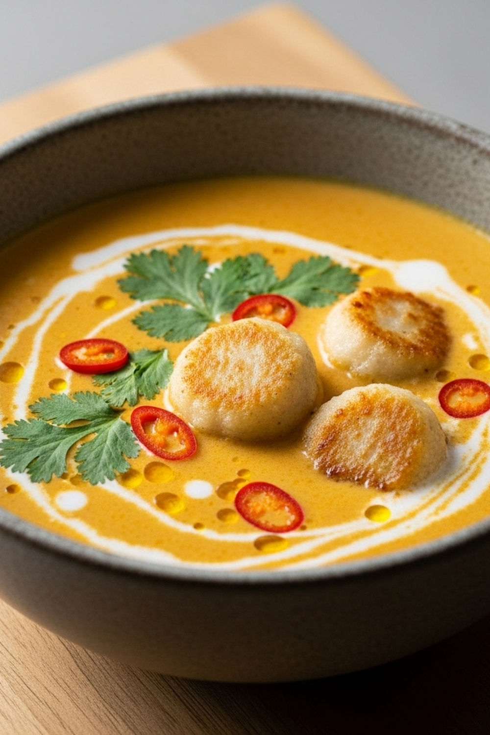 Kokos-Currysuppe mit Klößen image 2