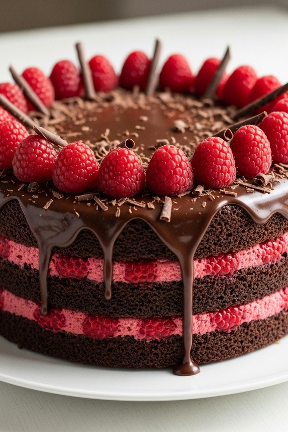 Saftiger Schokoladen-Himbeer-Kuchen image 2